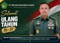 PT Macan Sejahtera Cahaya Ucapkan Selamat HUT ke-51 Brigjen TNI Deni Gunawan
