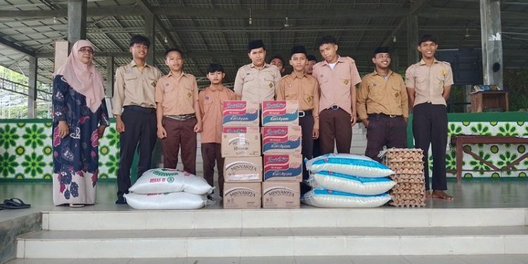 Jumat Berkah, PT Macan Sejahtera Cahaya Kembali Salurkan Sembako untuk Ponpes Baitul Quran