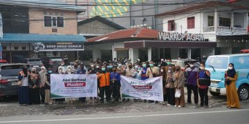 Gelar Aksi Sejuta Masker, FOZ Sumut Bagikan Masker Gratis kepada Pengguna Jalan di Medan