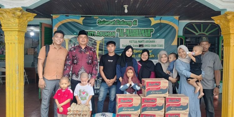 Jumat Berkah, PT Ibnu Sada Jaya Berbagi Sembako untuk Anak Yatim di Panti Asuhan Al-Marhamah