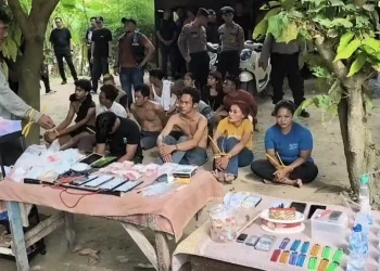 Penggerebekan Sarang Narkoba di Percut, 37 Orang Diamankan, 27 Positif Narkoba