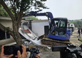 Fasilitas Mewah Disorot, 10 Bangunan di Lapas Cibinong Dirobohkan