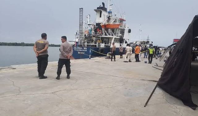 Kapal Tanker MT Global 168 Diamankan di Belawan, Diduga Angkut 2 hingga 3 Ton Sabu