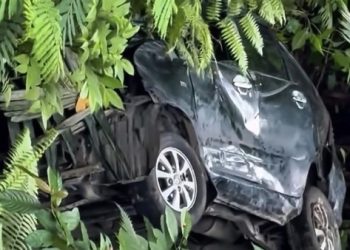 Mobil Masuk Jurang di Sibolangit, Tiga Penumpang Selamat