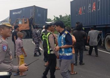 Empat Truk Terlibat Tabrakan Beruntun di Tol Belmera Medan, Satu Orang Luka
