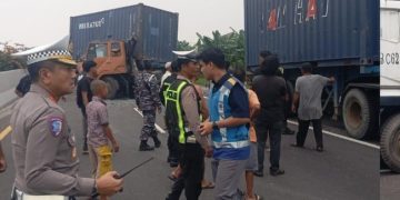 Empat Truk Terlibat Tabrakan Beruntun di Tol Belmera Medan, Satu Orang Luka