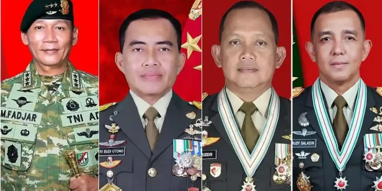 Empat Jenderal Eks Ajudan dan Pengawal Jokowi Dimutasi, Ini Jabatan Terbarunya